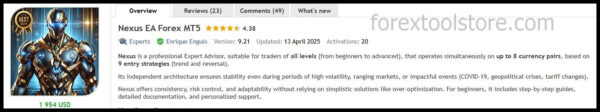 Nexus v9.20 EA – Ultimate MT5 Forex Auto-Trader - Image 11