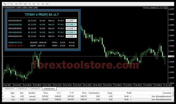 TITANY X PRO(P) v2.7 – Ultimate Forex EA for MT4 & MT5 - Image 4